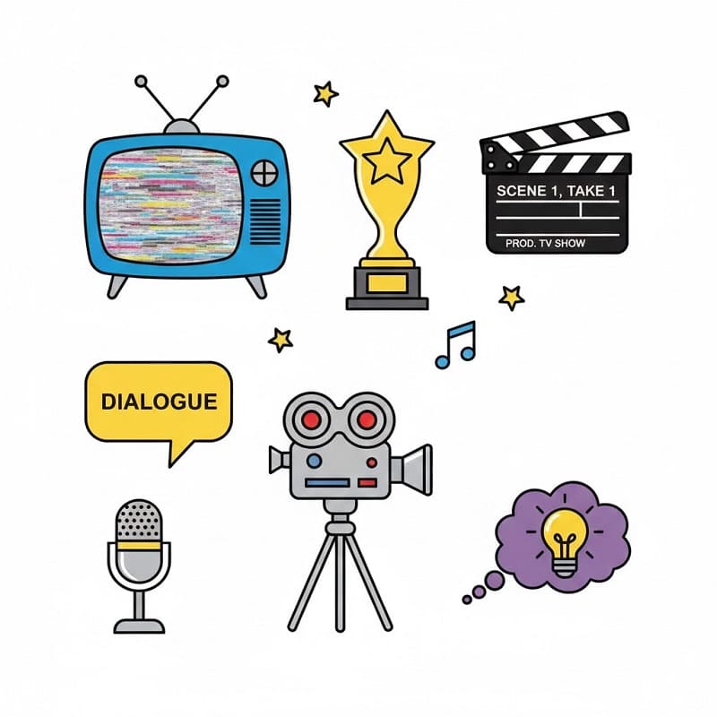 Film & Fernsehen ausmalbilder