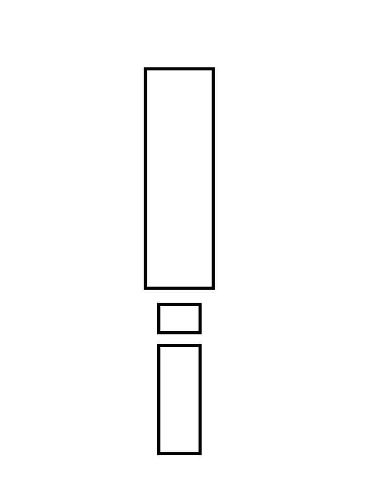 Alphabet Buchstabe I ausmalbilder