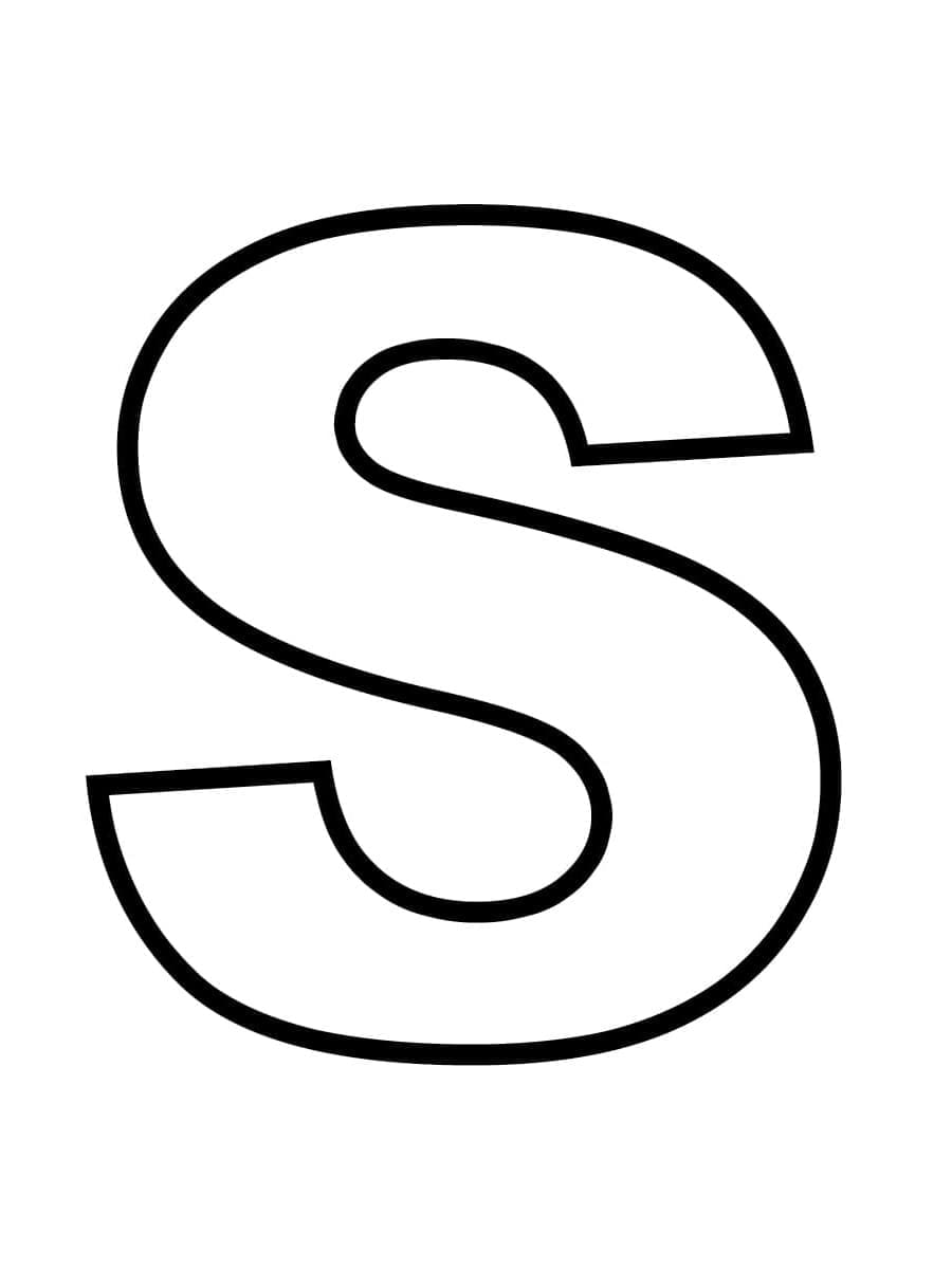 Alphabet Buchstabe S ausmalbilder