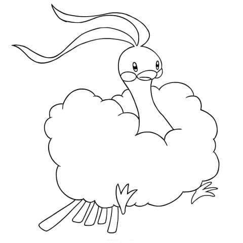 Altaria Pokemon ausmalbilder