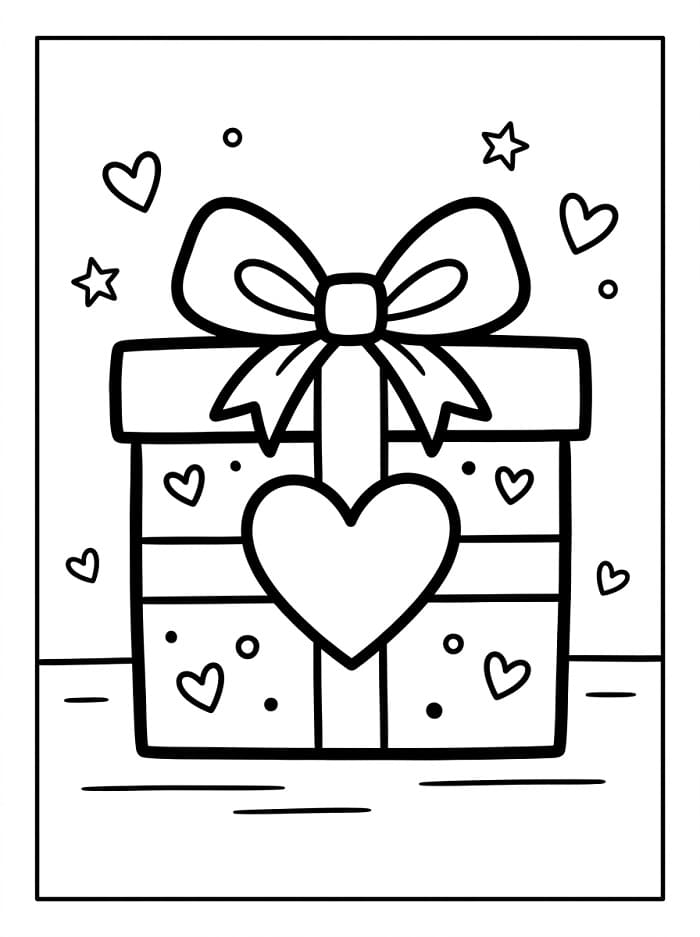 Am Valentinstag ausmalbilder