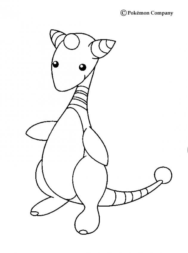 Ampharos Pokemon ausmalbilder