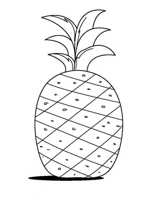 Ananas (2) ausmalbilder