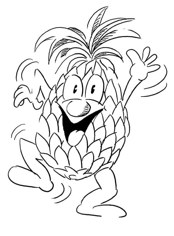 Ananas (4) ausmalbilder