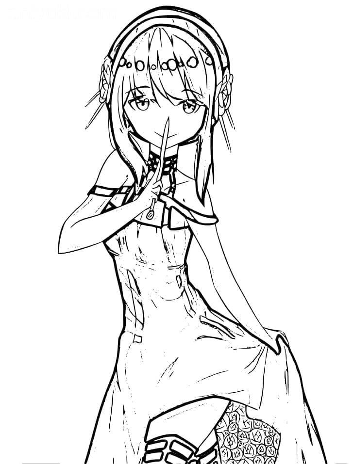 Anime Spy x Family ausmalbilder