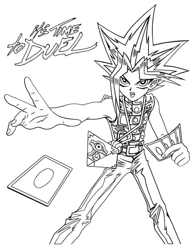 Anime Yu-Gi-Oh ausmalbilder