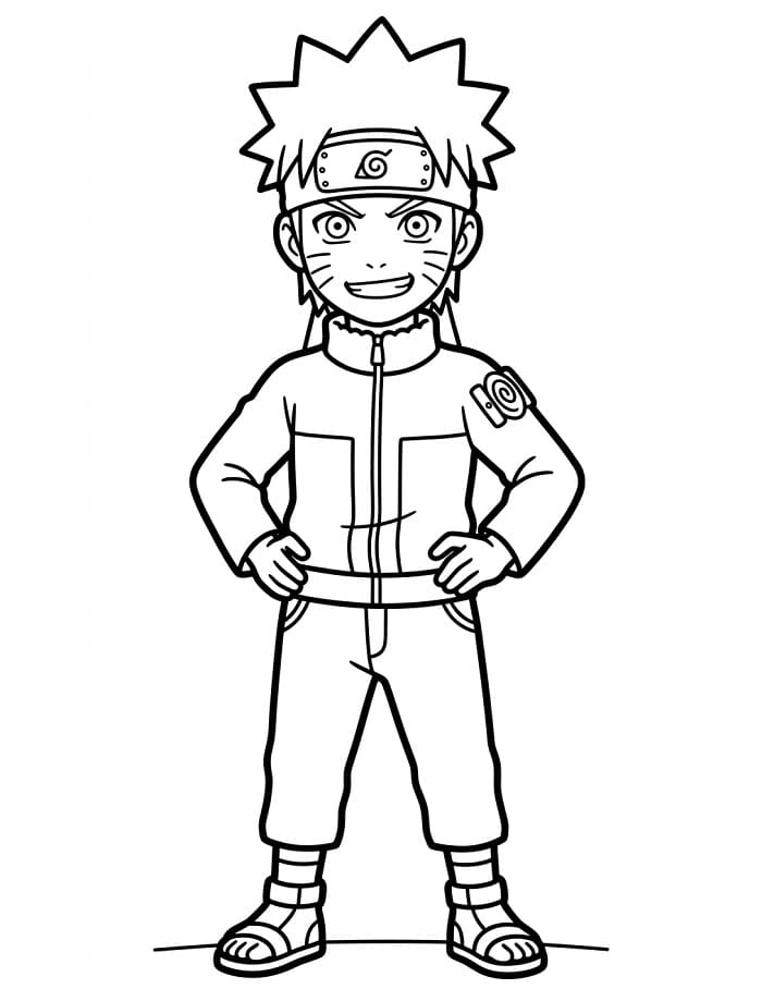 Animefigur Naruto ausmalbilder