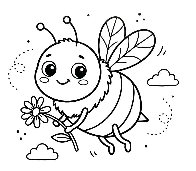 Bienen ausmalbilder