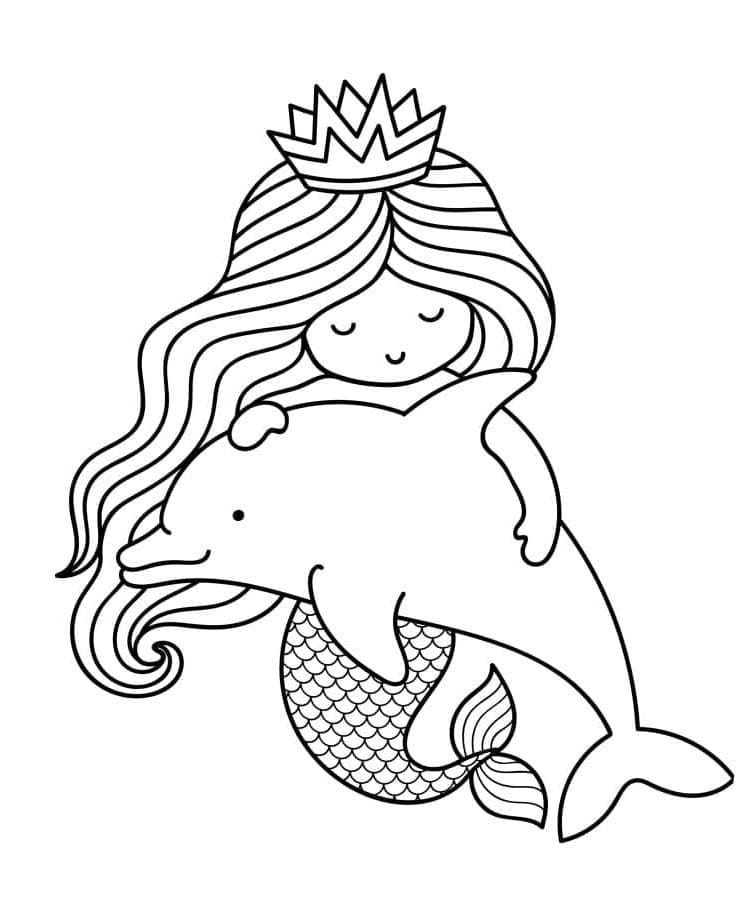 Animierte Meerjungfrau ausmalbilder