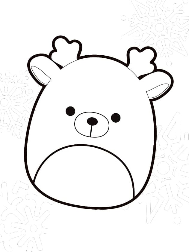 Animierte Squishmallows ausmalbilder