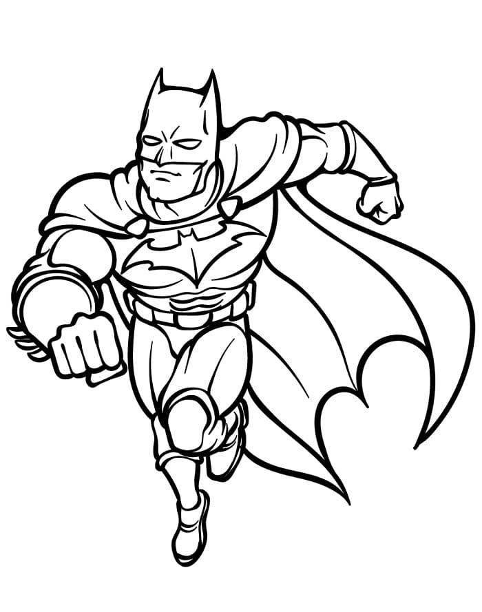 Animierter Batman ausmalbilder