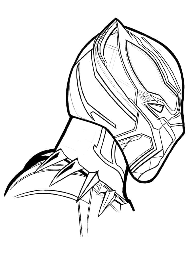 Animierter Black Panther ausmalbilder