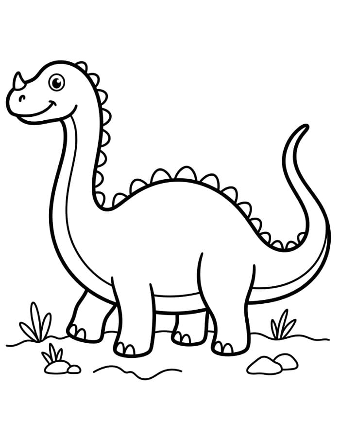 Animierter Dinosaurier ausmalbilder