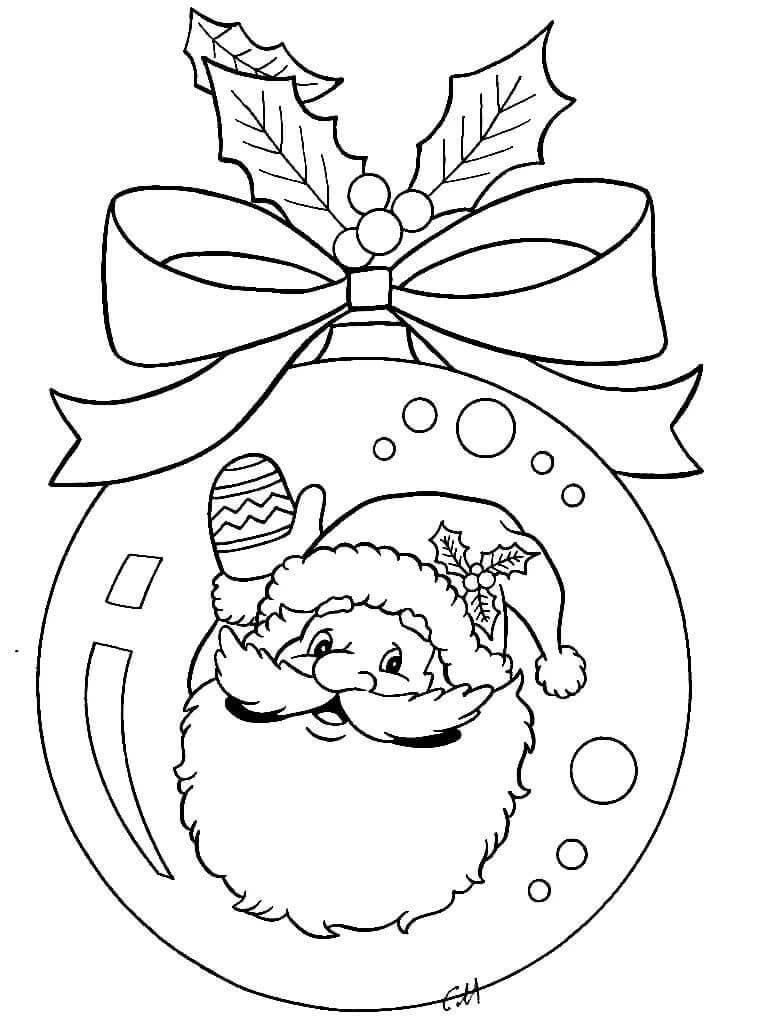 Animierter Weihnachtsmann ausmalbilder