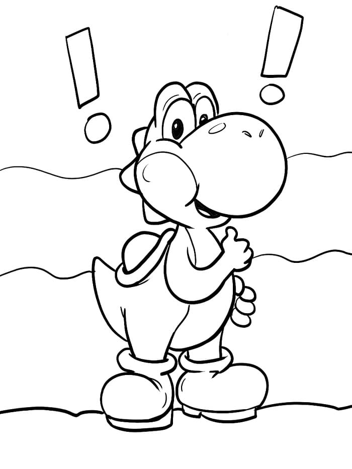 Animierter Yoshi ausmalbilder