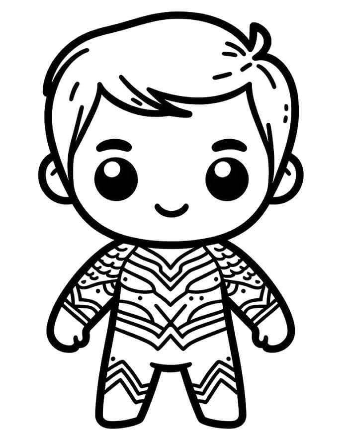 Aquaman Bild druckbar ausmalbilder