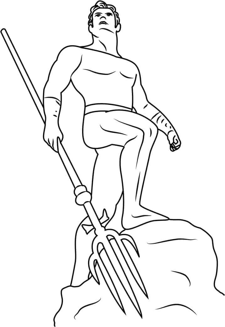 Aquaman für 1-jährige Kinder ausmalbilder