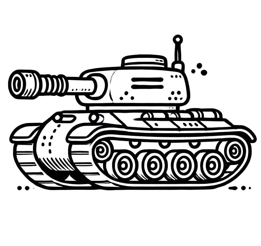 Armee Panzer ausmalbilder