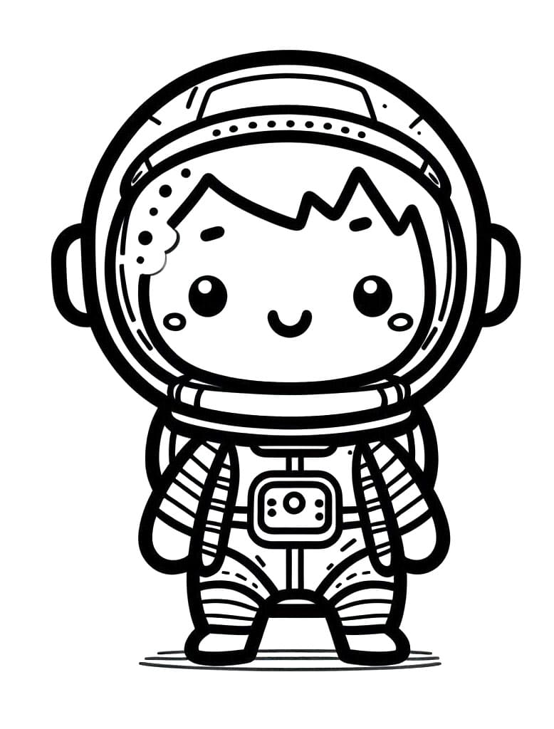 Astronaut Für Kinder ausmalbilder
