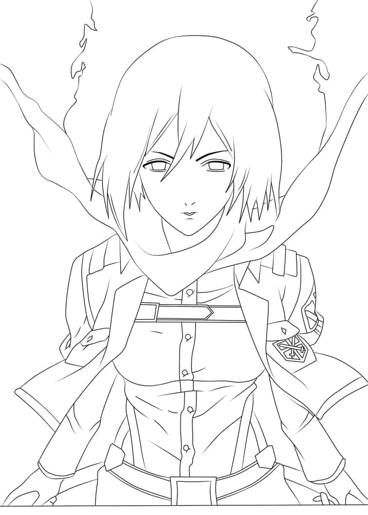 Attack on Titan ausdrucken ausmalbilder