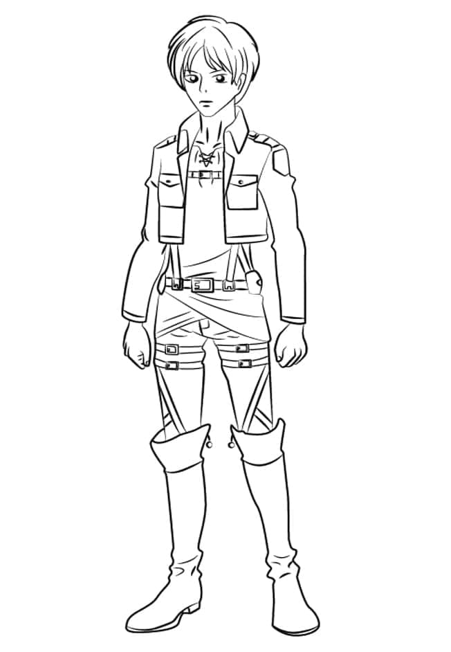 Attack on Titan gratis ausmalbilder