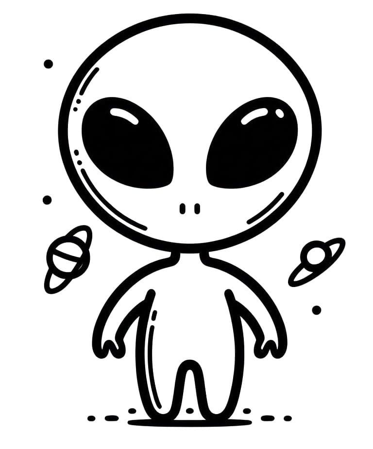 Außerirdischer 1 ausmalbilder
