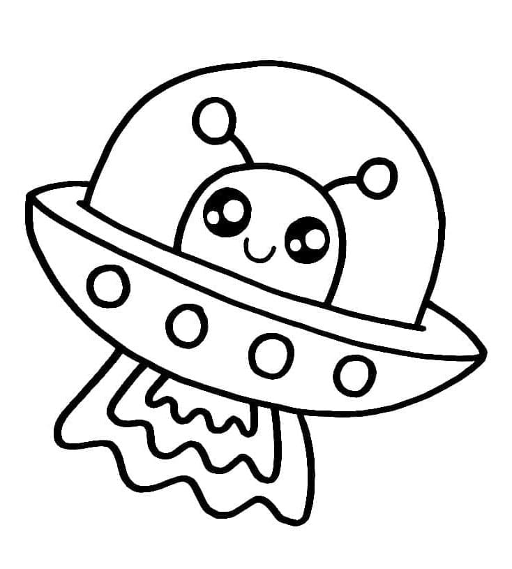 Außerirdischer Bild Kostenlos ausmalbilder