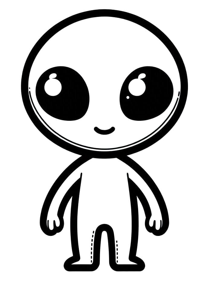 Außerirdischer Für 2-Jährige Kinder ausmalbilder