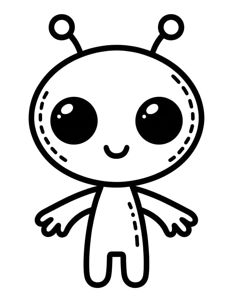 Außerirdischer Für 6-Jährige Kinder ausmalbilder