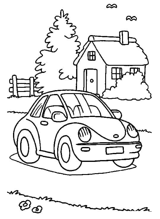 Auto (4) ausmalbilder