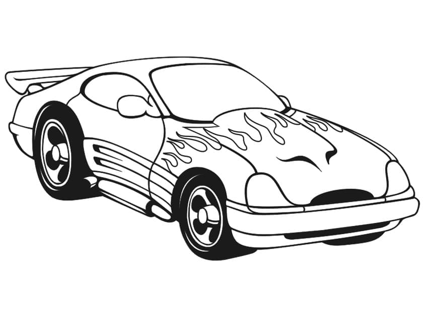 Auto Bild gratis ausmalbilder