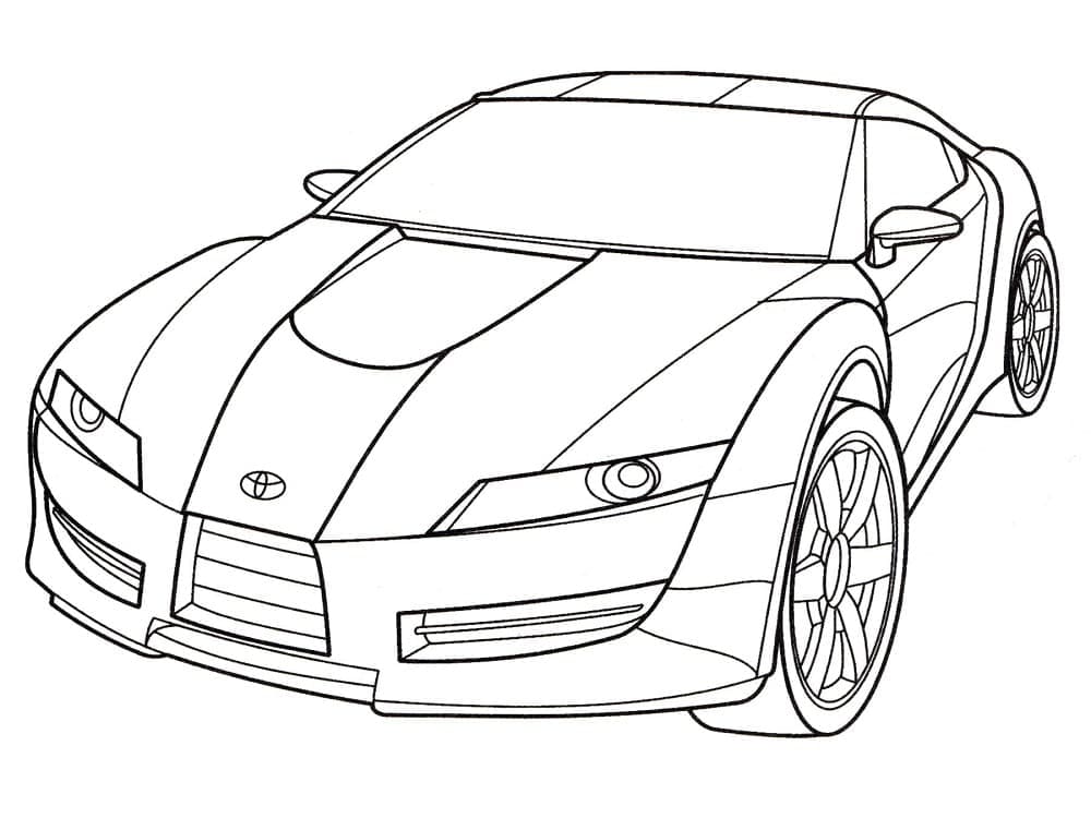 Auto für 1-jährige Kinder ausmalbilder