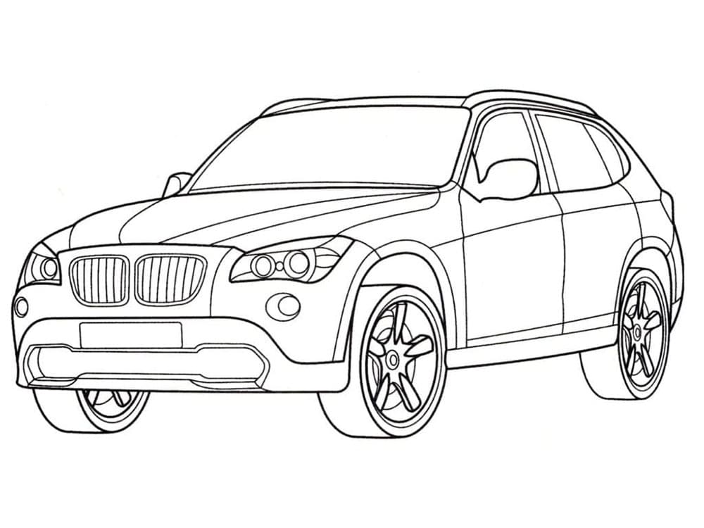 BMW Auto ausmalbilder