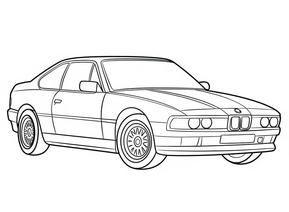 BMW Bild gratis ausmalbilder