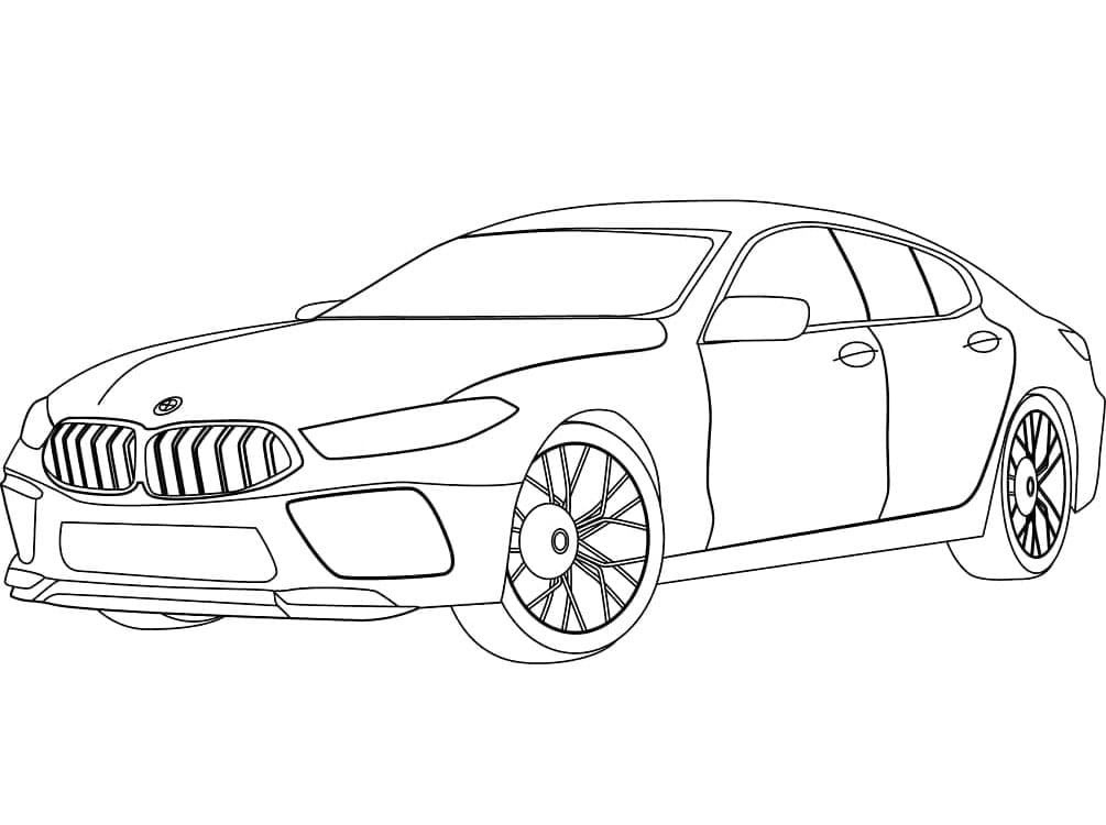 BMW Sportwagen ausmalbilder