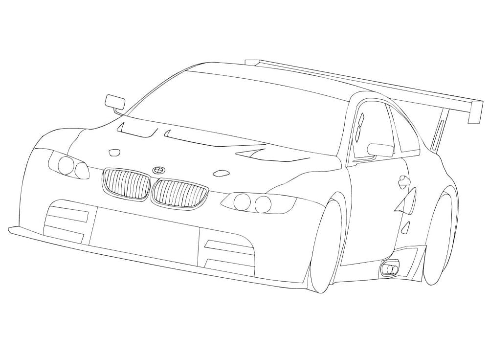 BMW für 2-jährige Kinder ausmalbilder