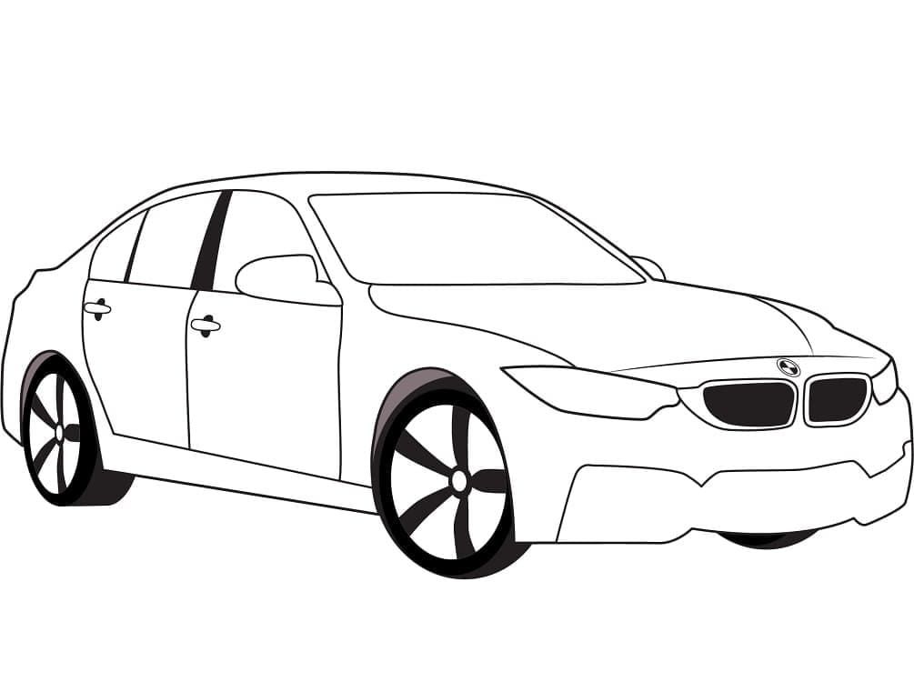 BMW gratis druckbar ausmalbilder