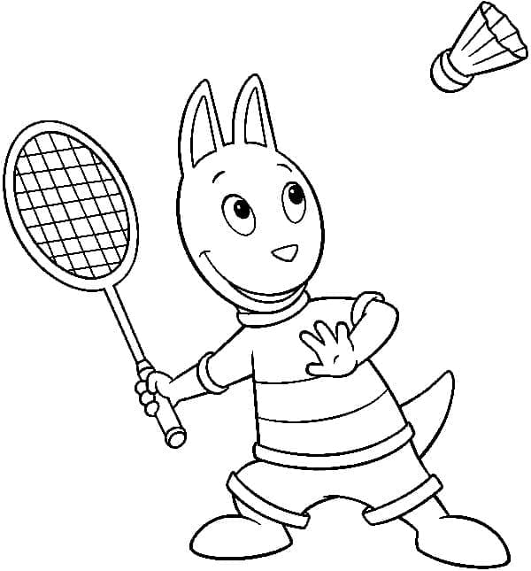 Badminton Für Kinder ausmalbilder