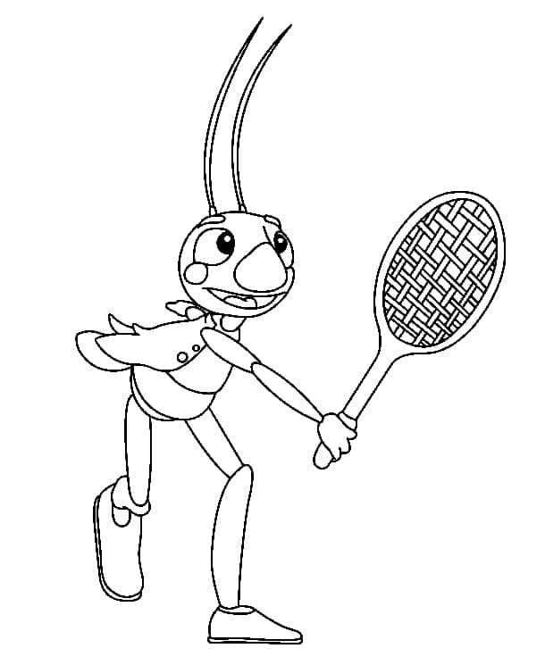 Badminton Zum Drucken ausmalbilder