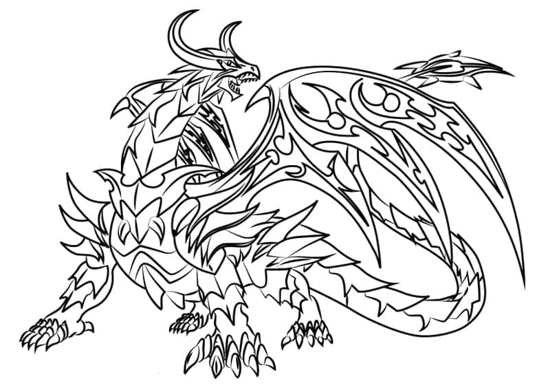 Bakugan Anime ausmalbilder