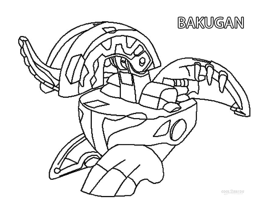 Bakugan Bild ausmalbilder