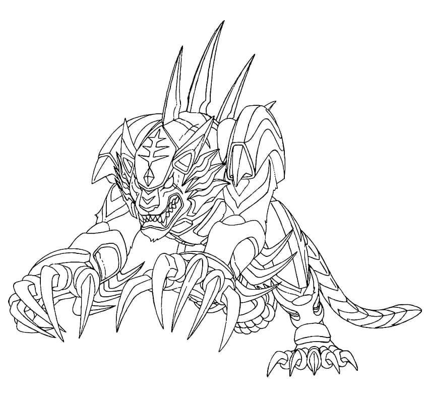 Bakugan kostenlos für Kinder ausmalbilder