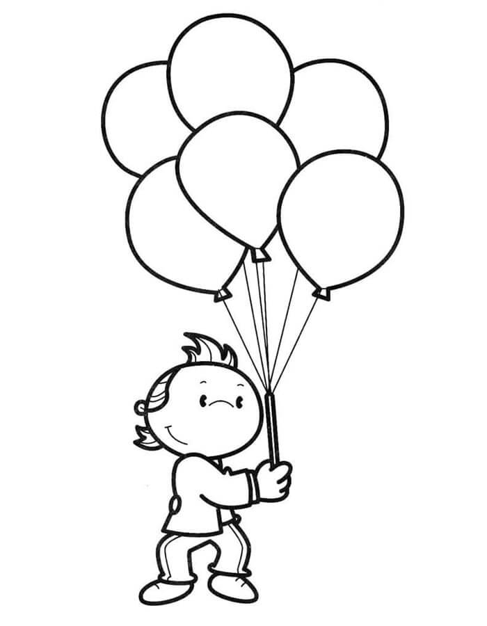 Ballons (4) ausmalbilder