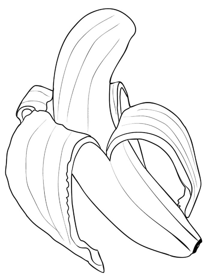 Banane (2) ausmalbilder