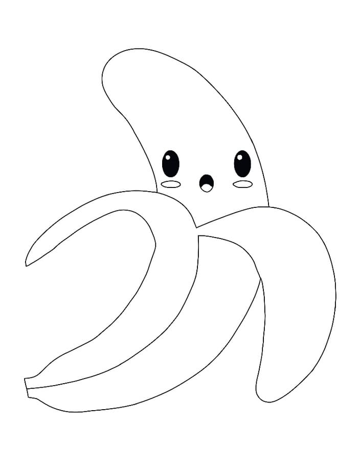 Banane (3) ausmalbilder