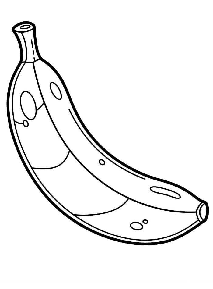 Banane cho 5-jährige Kinder ausmalbilder