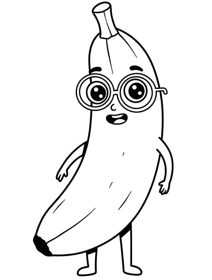 Banane für 1-jährige Kinder ausmalbilder