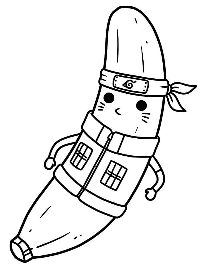 Banane für 2-jährige Kinder ausmalbilder