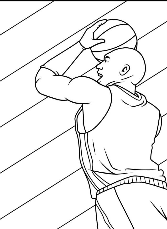 Basketball 1 ausmalbilder