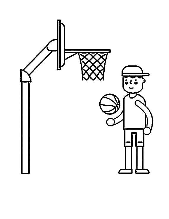 Basketball Druckbar Kostenlos ausmalbilder